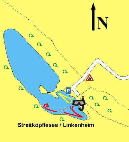 Karte Linkenheim